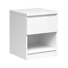 Yöpöytä Aatrium, 40x40x49 cm, valkoinen hinta ja tiedot | Yöpöydät | hobbyhall.fi