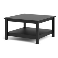 Kahvipöytä Aatrium Mdrid, 81x81x45 cm, musta hinta ja tiedot | Sohvapöydät | hobbyhall.fi