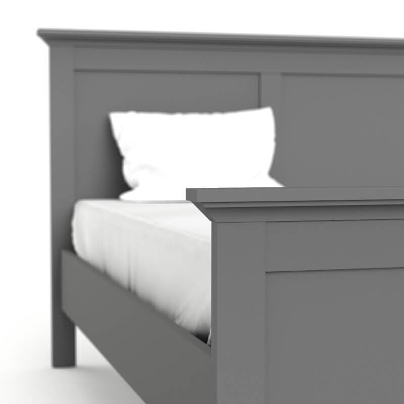 Kahden hengen sänky Aatrium Paris, 200x158x110 cm, harmaa hinta ja tiedot | Sängyt | hobbyhall.fi
