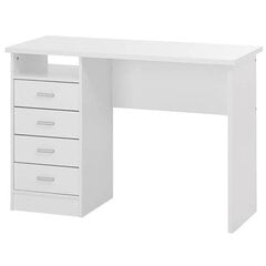 Kirjoituspöytä Aatrium, 110x48x76 cm, valkoinen hinta ja tiedot | Tietokonepöydät ja työpöydät | hobbyhall.fi