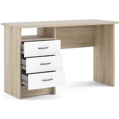 Kirjoituspöytä Aatrium, 120x48x72 cm, ruskea/valkoinen hinta ja tiedot | Tietokonepöydät ja työpöydät | hobbyhall.fi