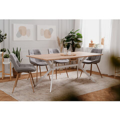 Pöytä Aatrium Onex, 90x180x75 cm, ruskea/valkoinen hinta ja tiedot | Ruokapöydät | hobbyhall.fi