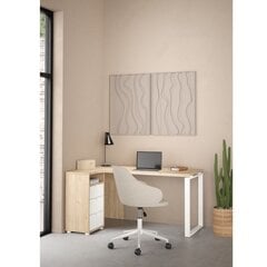 Kirjoituspöytä Aatrium, 150x99x75 cm, ruskea/valkoinen hinta ja tiedot | Tietokonepöydät ja työpöydät | hobbyhall.fi