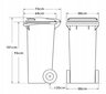 Jäteastia, 240 l hinta ja tiedot | Kompostorit ja jäteastiat | hobbyhall.fi