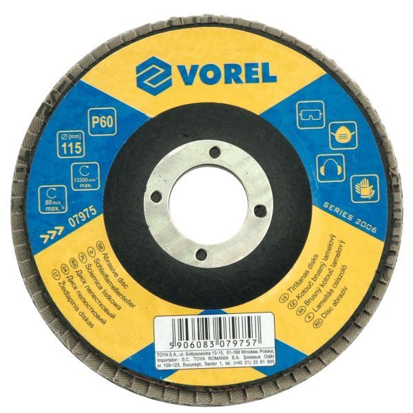 Hiomalaikan vorelläppä p-80 125x22mm 07986 hinta ja tiedot | Sahat ja sirkkelit | hobbyhall.fi