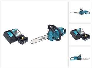 Makita DUC 357 RMX2 akkusaha 18 V 35 cm 7,7 m/s + 1x akku 4,0 Ah + laturi hinta ja tiedot | Sahat ja sirkkelit | hobbyhall.fi