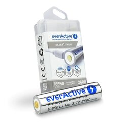 Elementit EverActive 18650 3,7 V hinta ja tiedot | everActive Kodin remontointi | hobbyhall.fi