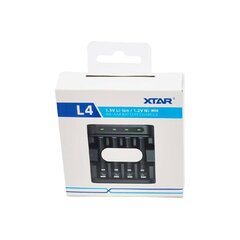 Xtar Ni-MH ja 1,5V Li-ion AA/AAA akkujen laturi L4 hinta ja tiedot | Paristolaturit | hobbyhall.fi