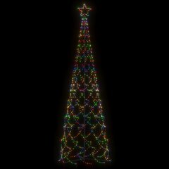 vidaXL Kartio joulukuusi 500 värikästä LED-valoa 100x300 cm hinta ja tiedot | Joulukoristeet | hobbyhall.fi