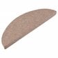 vidaXL Itsekiinnittyvät porrasmatot 10 kpl beige 65x22,5x3,5 cm hinta ja tiedot | Isot matot | hobbyhall.fi