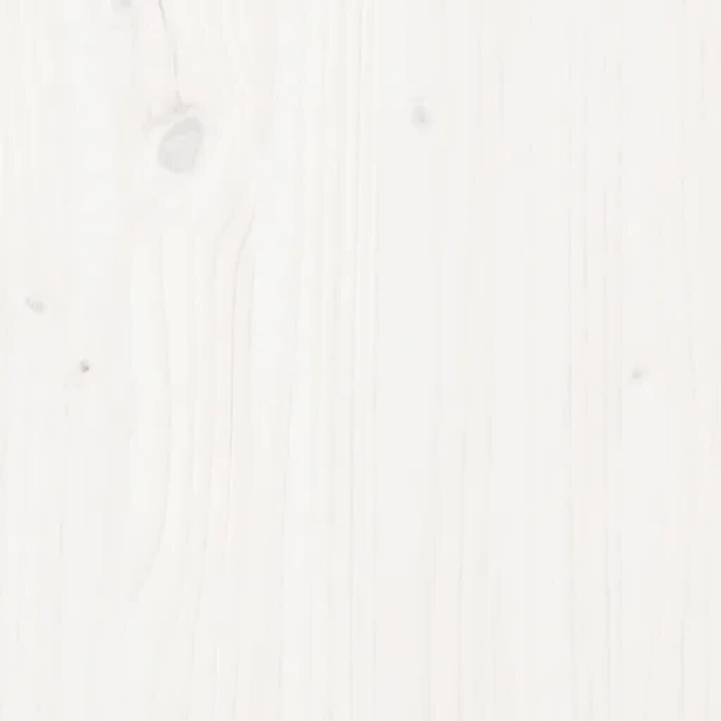 vidaXL Pyyheteline valkoinen 23x18x60 cm täysi mänty hinta ja tiedot | Kylpyhuoneen sisustus | hobbyhall.fi