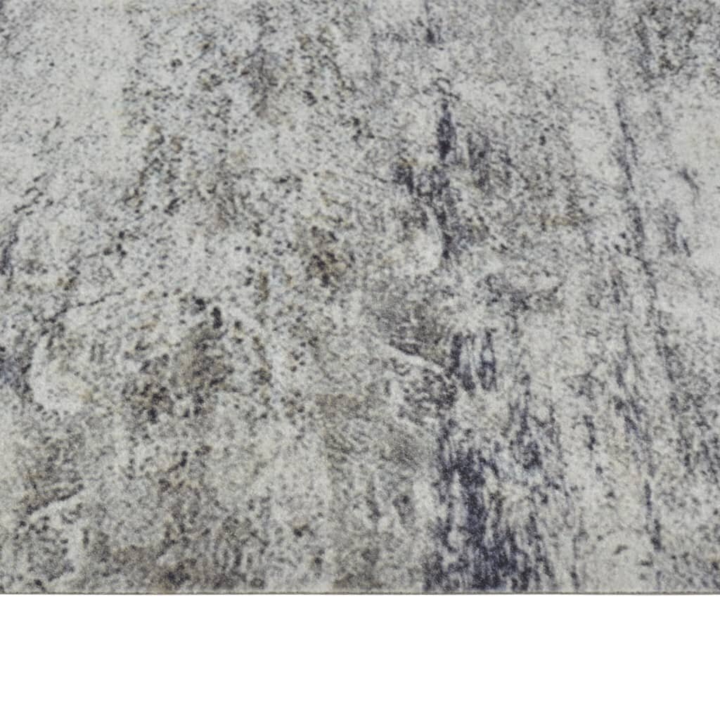 vidaXL Keittiön pestävä matto betoni 45x150 cm sametti hinta ja tiedot | Pöytäliinat, tabletit ja lautasliinat | hobbyhall.fi