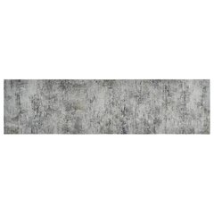 vidaXL Keittiön pestävä matto betoni 45x150 cm sametti hinta ja tiedot | Pöytäliinat, tabletit ja lautasliinat | hobbyhall.fi