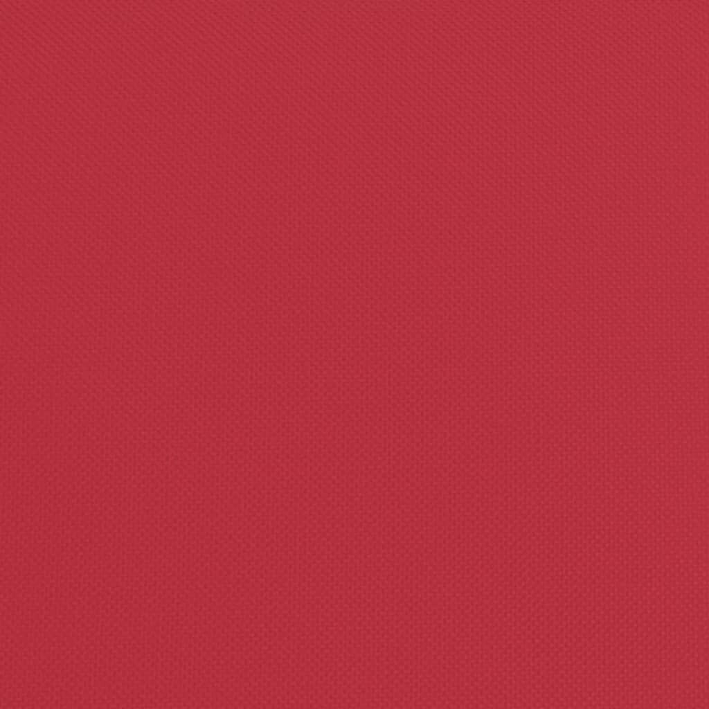 vidaXL Kokoontaittuva aurinkotuoli punainen Oxford kangas ja teräs hinta ja tiedot | Aurinkotuolit | hobbyhall.fi