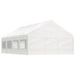 vidaXL Huvimaja katolla valkoinen 8,92x5,88x3,75 m polyeteeni hinta ja tiedot | Puutarhapaviljongit | hobbyhall.fi