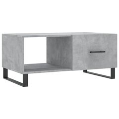 vidaXL Sohvapöytä betoninharmaa 90x50x40 cm tekninen puu hinta ja tiedot | Sohvapöydät | hobbyhall.fi
