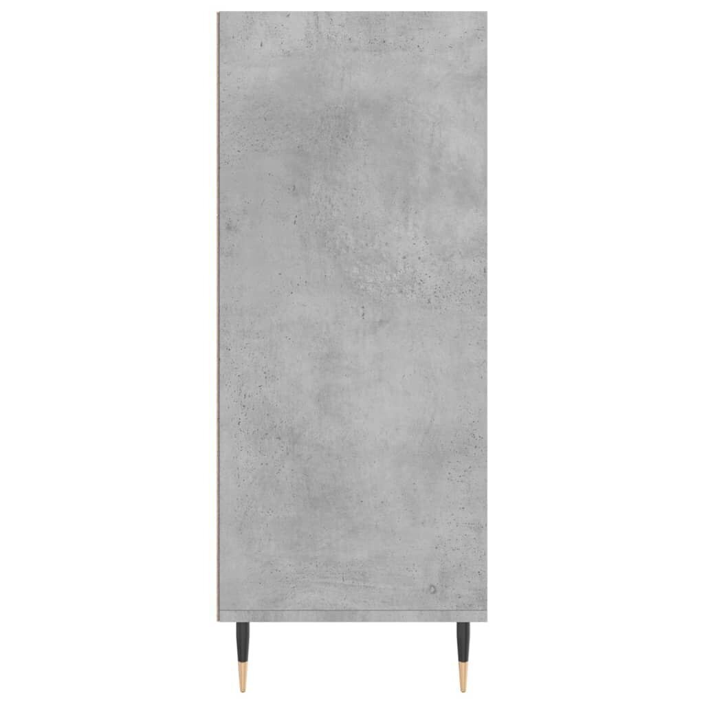 vidaXL Kaappi betoninharmaa 57x35x90 cm tekninen puu hinta ja tiedot | Lipastot | hobbyhall.fi