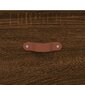 vidaXL Yöpöytä ruskea tammi 40x35x47,5 cm tekninen puu hinta ja tiedot | Yöpöydät | hobbyhall.fi