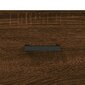 vidaXL Yöpöydät 2 kpl ruskea tammi 40x35x47,5 cm tekninen puu hinta ja tiedot | Yöpöydät | hobbyhall.fi