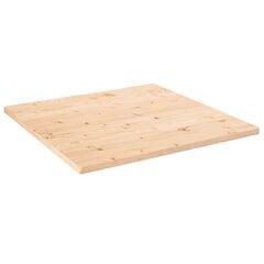 vidaXL Pöytälevy 90x90x2,5 cm täysi mänty neliö hinta ja tiedot | Pöytälevyt | hobbyhall.fi