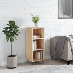 vidaXL Hyllykaappi Sonoma-tammi 34,5x32,5x90 cm tekninen puu hinta ja tiedot | Olohuoneen kaapit ja lipastot | hobbyhall.fi