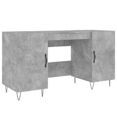 vidaXL Työpöytä betoninharmaa 140x50x75 cm tekninen puu hinta ja tiedot | Tietokonepöydät ja työpöydät | hobbyhall.fi