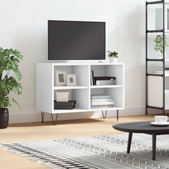 vidaXL TV-taso valkoinen 69,5x30x50 cm tekninen puu hinta ja tiedot | TV-tasot | hobbyhall.fi