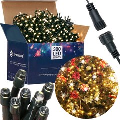 LED-jouluvalosarja, 300 led, 25,5m hinta ja tiedot | Jouluvalot | hobbyhall.fi