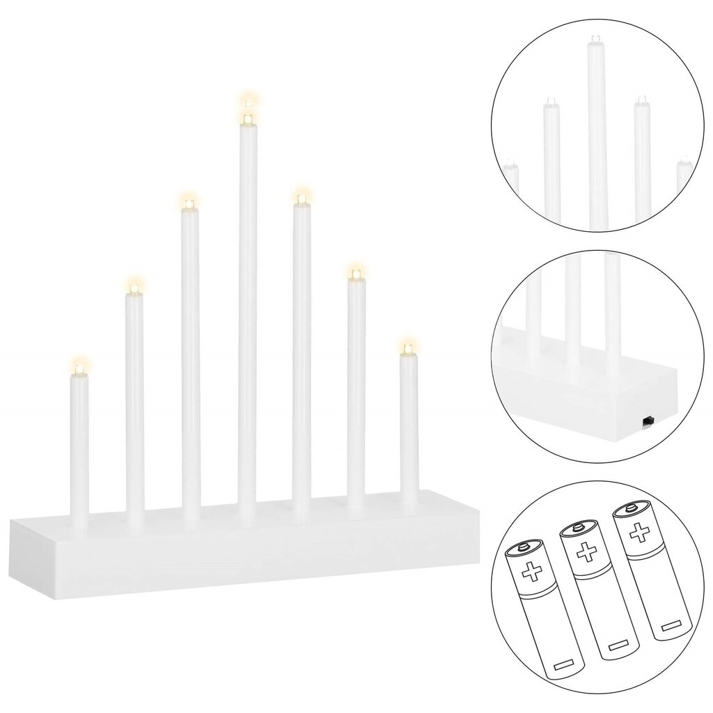 Koristeellinen LED-kynttilä hinta ja tiedot | Joulukoristeet | hobbyhall.fi