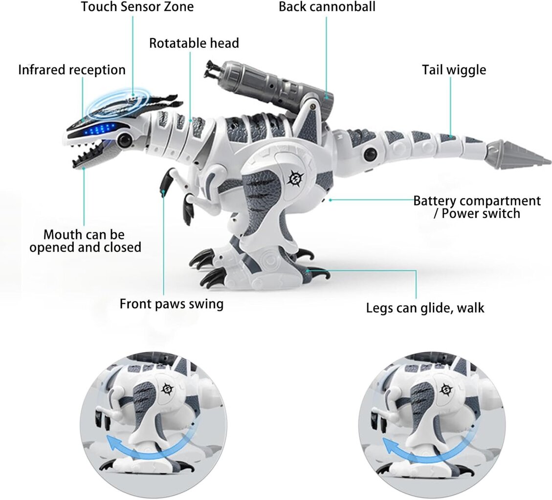 Dinosaurusrobotti lapsille hinta ja tiedot | Poikien lelut | hobbyhall.fi