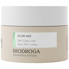 Regeneroiva voide kuivalle iholle Biodroga, Slow Age 24h Care Rich, 50ml hinta ja tiedot | Kasvovoiteet | hobbyhall.fi