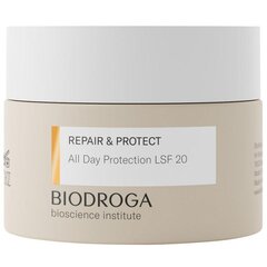 Regeneroiva päivävoide BIODROGA Repair and Protect All Day Protection SPF 20, 50ml hinta ja tiedot | Kasvovoiteet | hobbyhall.fi