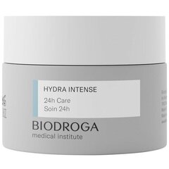 Intensiivisesti kosteuttava voide normaalille iholle Biodroga, Hydra Intense 24h Care, 50ml hinta ja tiedot | Kasvovoiteet | hobbyhall.fi