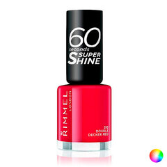 Kynsilakka 60 Seconds Super Shine Rimmel London hinta ja tiedot | Manikyyri- ja pedikyyritarvikkeet | hobbyhall.fi