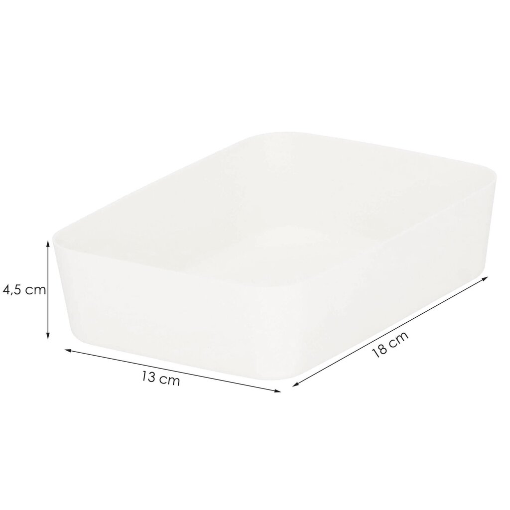 Laatikon järjestäjä, 18x13 cm hinta ja tiedot | Säilytyslaatikot ja -korit | hobbyhall.fi