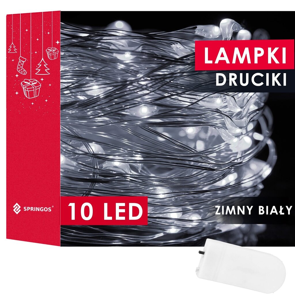 LED-nauha 1 m, 10 LEDiä hinta ja tiedot | Jouluvalot | hobbyhall.fi