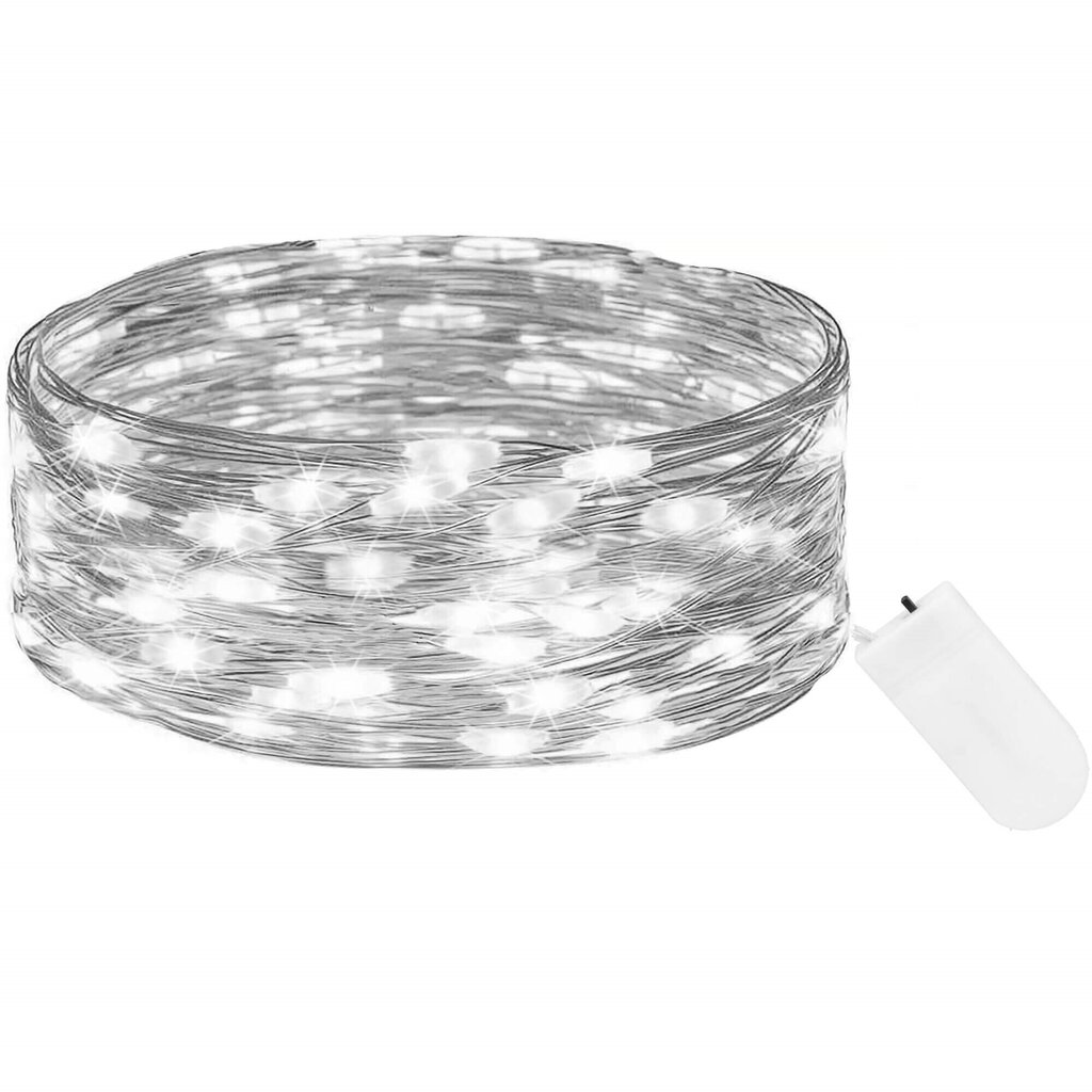 LED-nauha 1 m, 10 LEDiä hinta ja tiedot | Jouluvalot | hobbyhall.fi