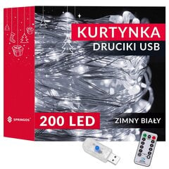 LED-nauha 2 m, 200 LEDiä hinta ja tiedot | Jouluvalot | hobbyhall.fi