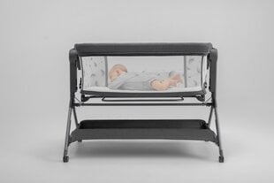 Lionelo Leonie Plus 3in1 vauvan sivusänky-kehto, beige hinta ja tiedot | Matkasängyt | hobbyhall.fi