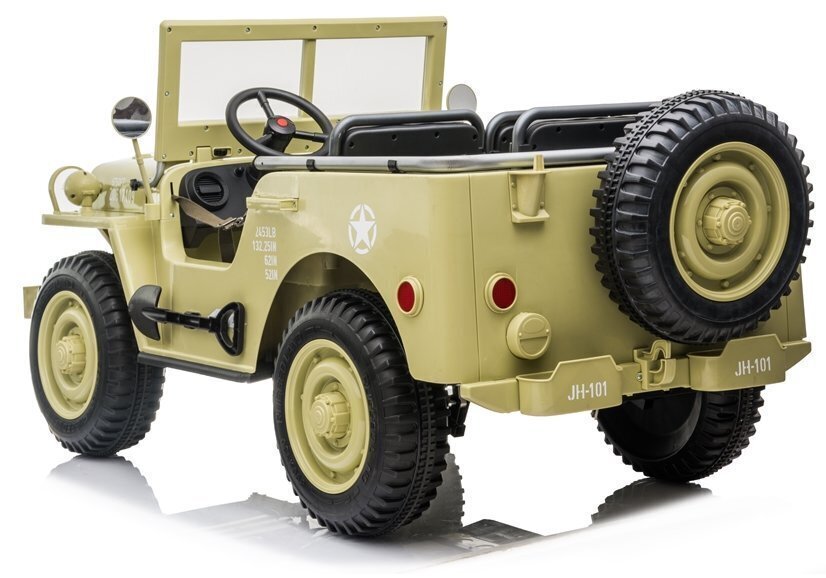 Jeep Willy 4x4 JH101, harmaa hinta ja tiedot | Lasten sähköautot | hobbyhall.fi