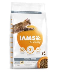 Iams For Vitality Indoor aikuisille kissoille, kanaa, 10 kg hinta ja tiedot | Kissan kuivaruoka | hobbyhall.fi