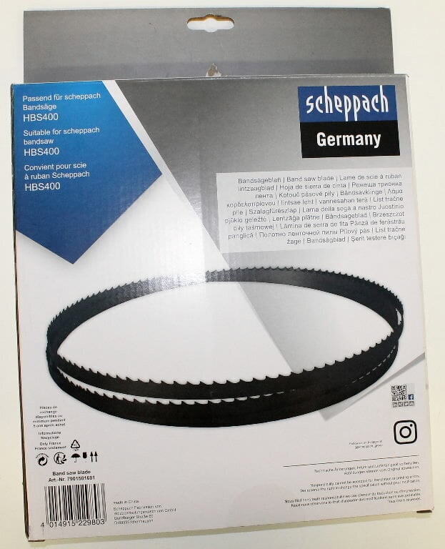 Sahanterä 2240 x 13 x 0,5 mm Scheppach hinta ja tiedot | Sahat ja sirkkelit | hobbyhall.fi