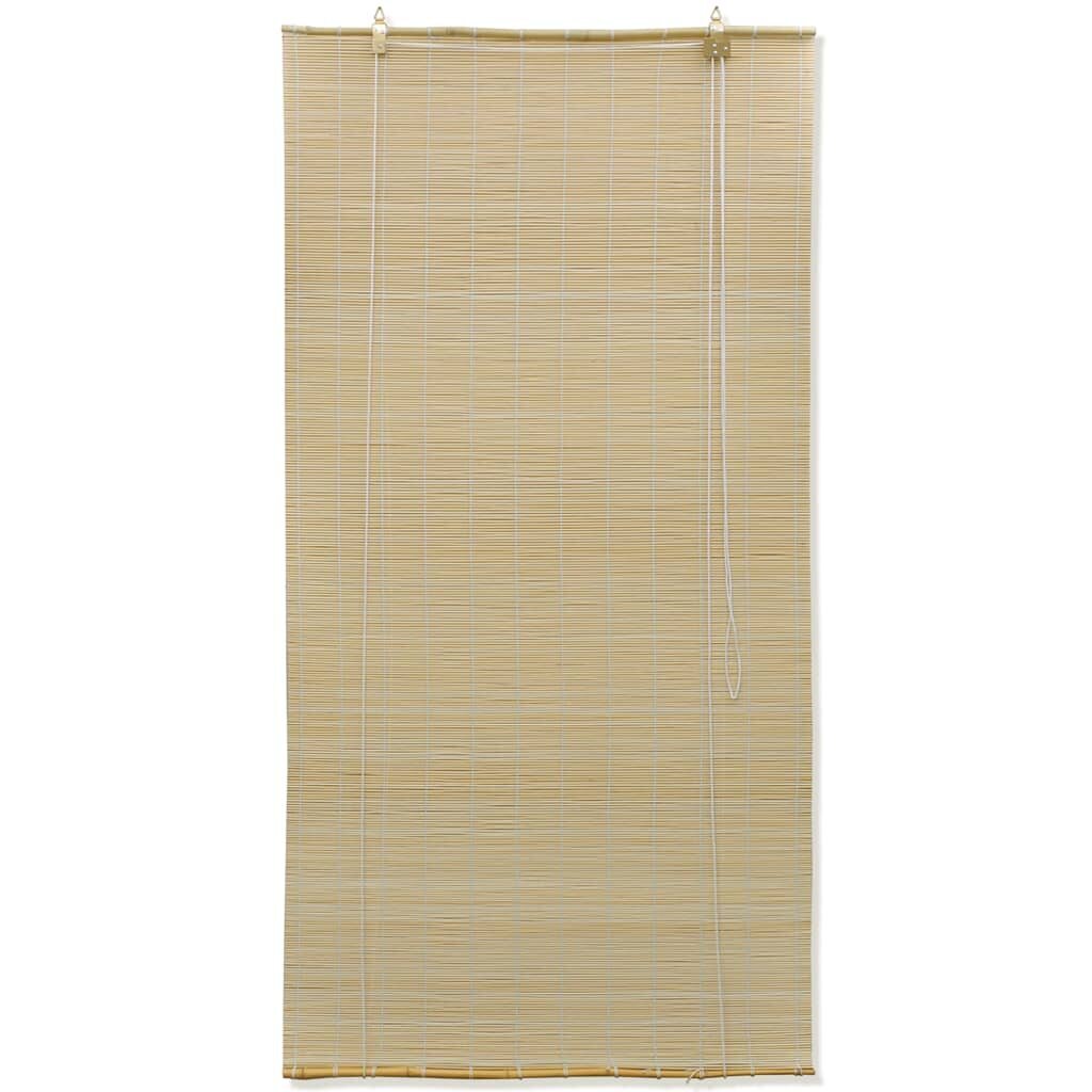 vidaXL Luonnolliset bambu rullaverhot 100 x 160 cm hinta ja tiedot | Kaihtimet | hobbyhall.fi