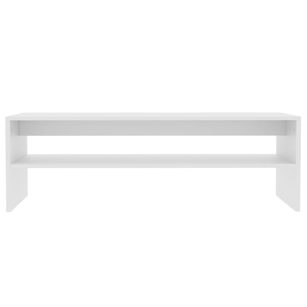 vidaXL Sohvapöytä valkoinen 100x40x40 cm lastulevy hinta ja tiedot | Sohvapöydät | hobbyhall.fi