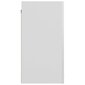 vidaXL Seinäkaappi korkeakiilto valkoinen 60x31x60 cm lastulevy hinta ja tiedot | Keittiön kaapit | hobbyhall.fi