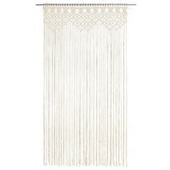 vidaXL Macrame verho 140x240 cm puuvilla hinta ja tiedot | Verhot | hobbyhall.fi