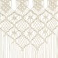 vidaXL Macrame verho 140x240 cm puuvilla hinta ja tiedot | Verhot | hobbyhall.fi