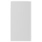 vidaXL Seinäkaappi lasilla korkeakiilto valkoinen 80x31x60cm lastulevy hinta ja tiedot | Keittiön kaapit | hobbyhall.fi