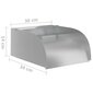 vidaXL Vesiputous LED-valoilla 304 ruostumaton teräs 30x34x14 cm hinta ja tiedot | Puutarhakoristeet | hobbyhall.fi