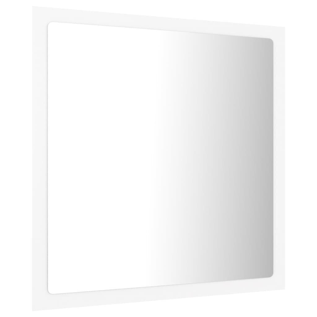 vidaXL LED-kylpyhuonepeili valkoinen 40x8,5x37 cm akryyli hinta ja tiedot | Kylpyhuonepeilit | hobbyhall.fi